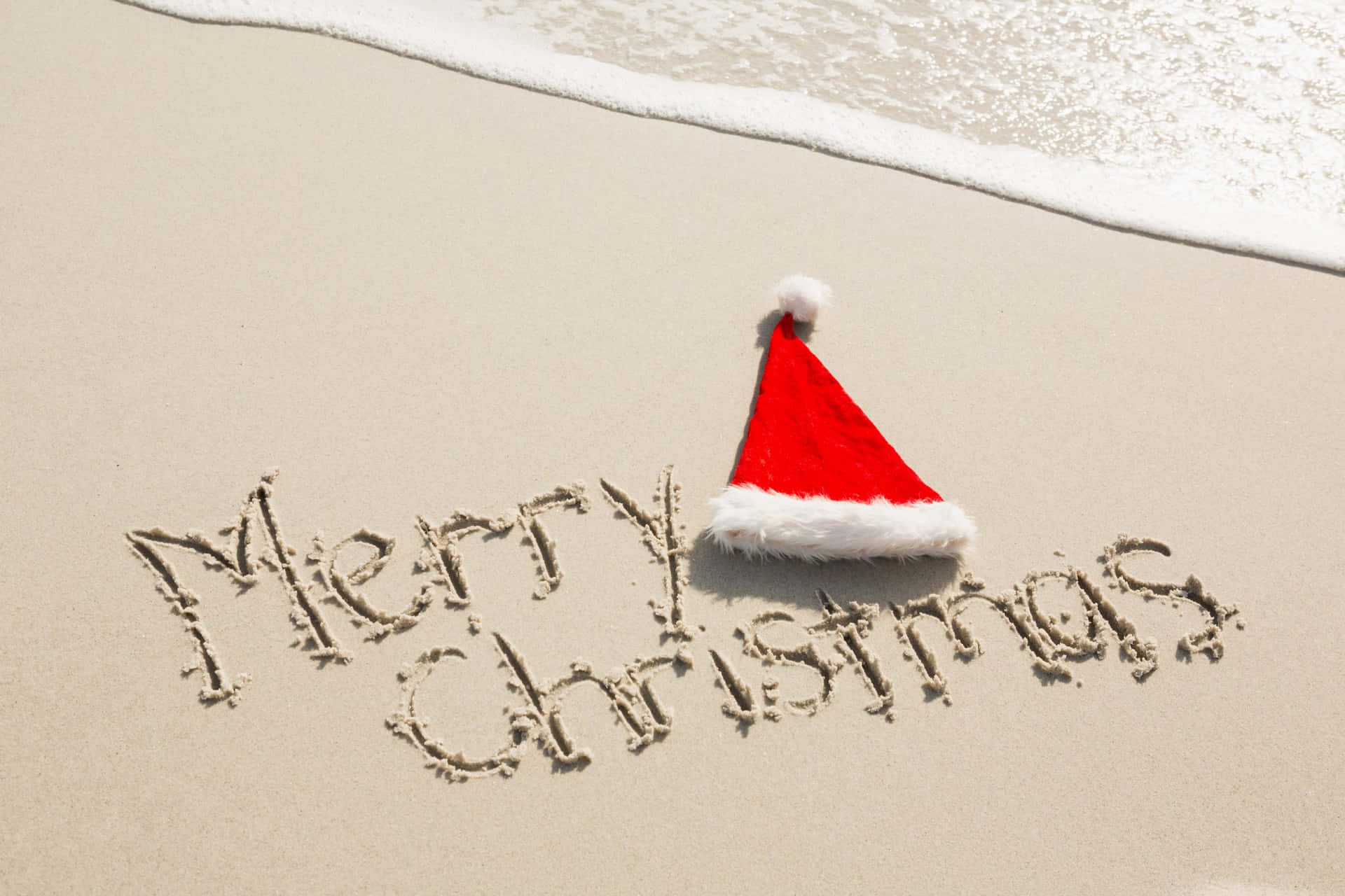 Christmas Beach Sand Pictures