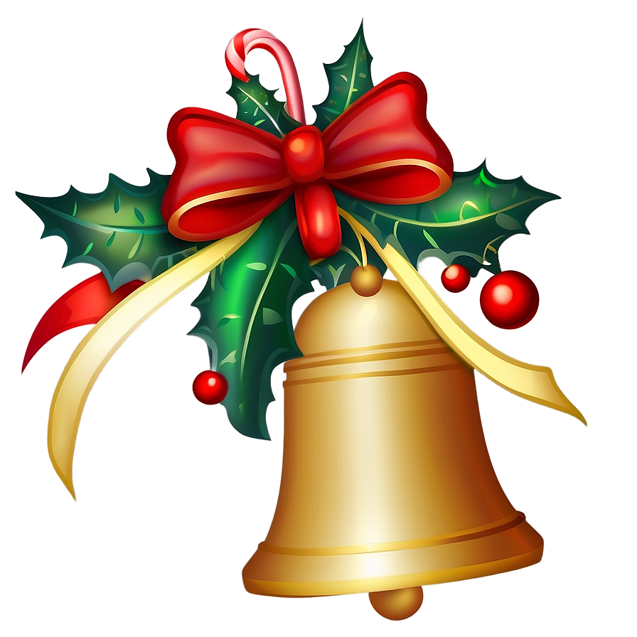 Christmas Bell Clipart Png 05032024 PNG