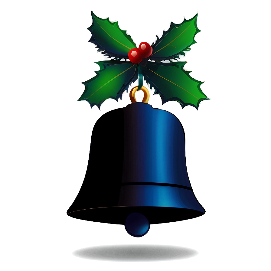 Christmas Bell Silhouette Png 06242024 PNG