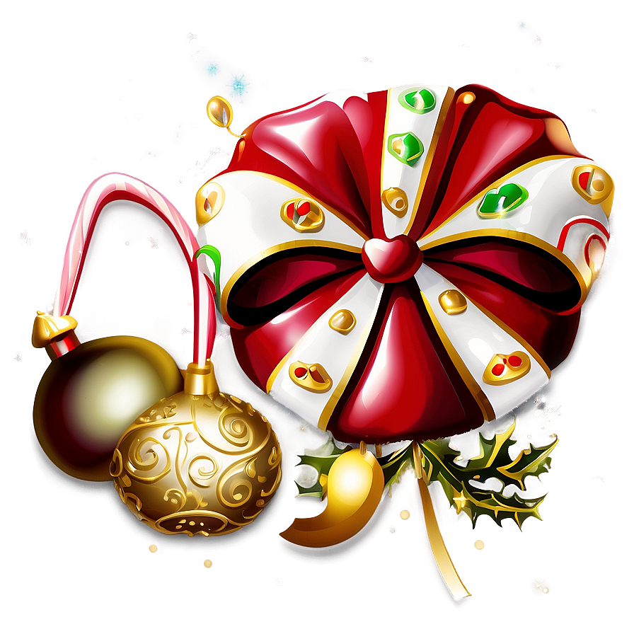 Christmas Bells And Candies Png 54 PNG