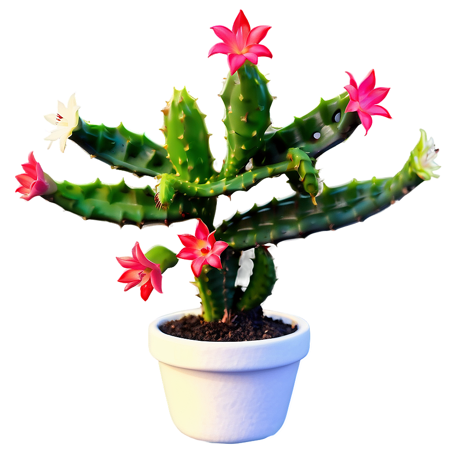 Christmas Cactus Png Ann PNG