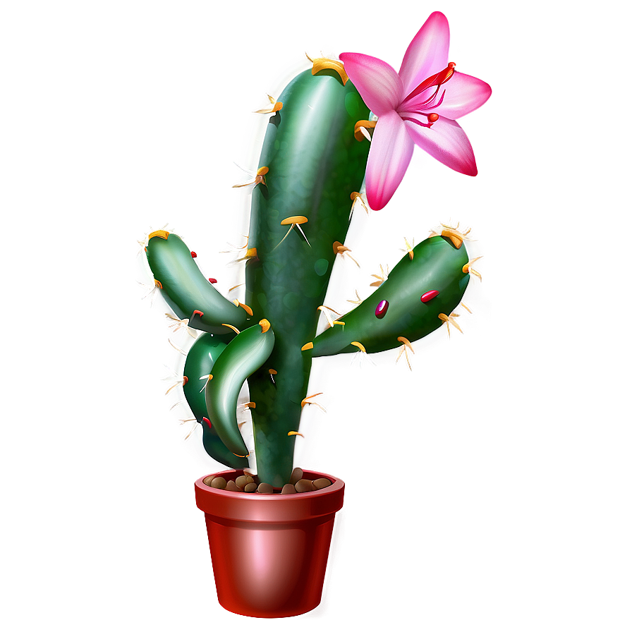 Christmas Cactus Png Jql PNG