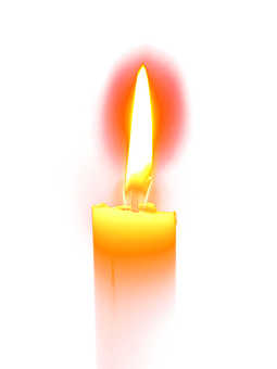 Christmas Candle Glow PNG