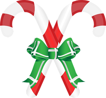 Christmas Candy Cane Clipart PNG