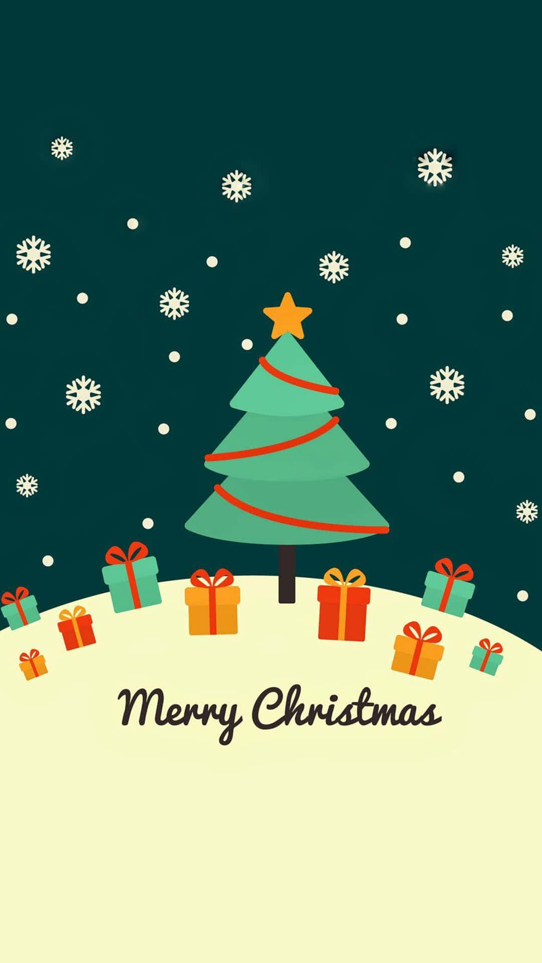 Merry Christmas Wallpapers With Presents And Tree