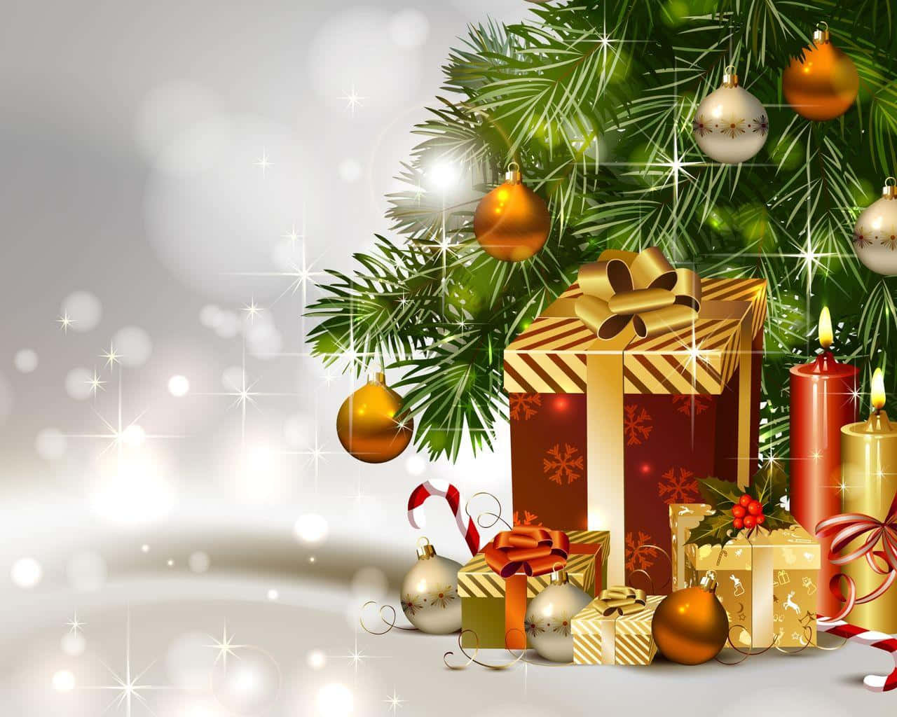 ¡difundela Alegría De La Navidad Con Una Tarjeta Festiva!