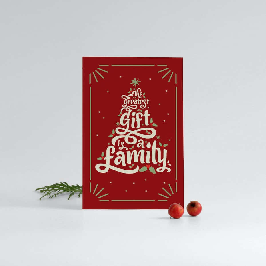 Celebrate this winter with a warm Christmas card!
