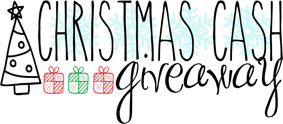 Christmas Cash Giveaway Graphic PNG