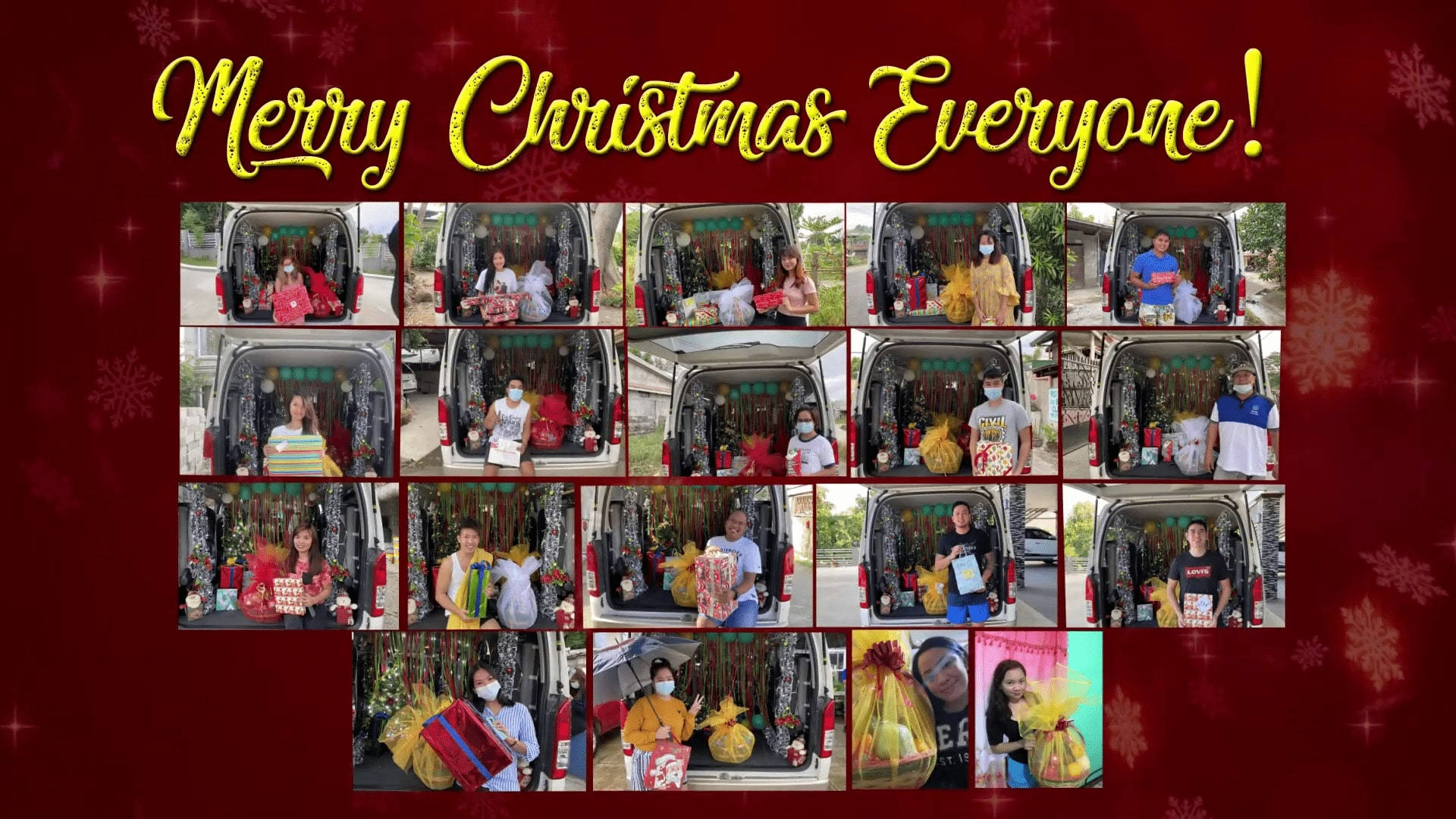 Christmas Collage Of Surprises Wallpaper