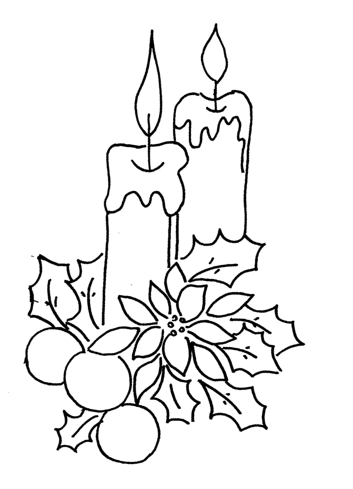 A Kids Christmas Coloring Page