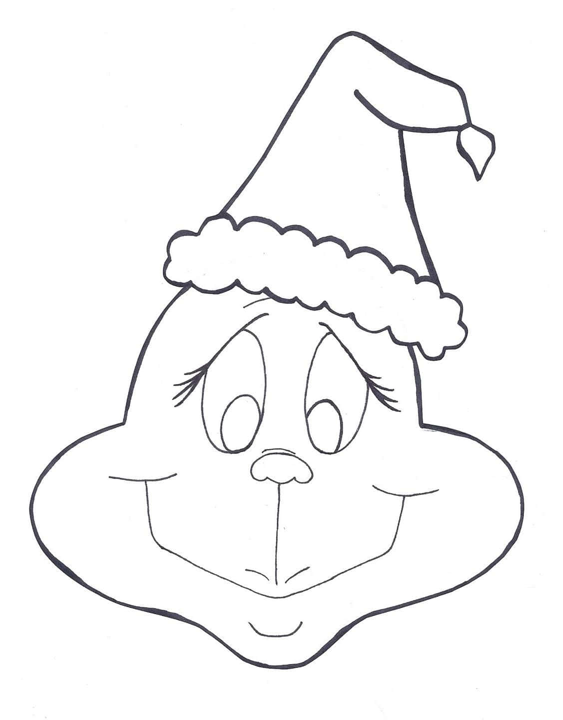 Christmas Coloring Grinch Picture