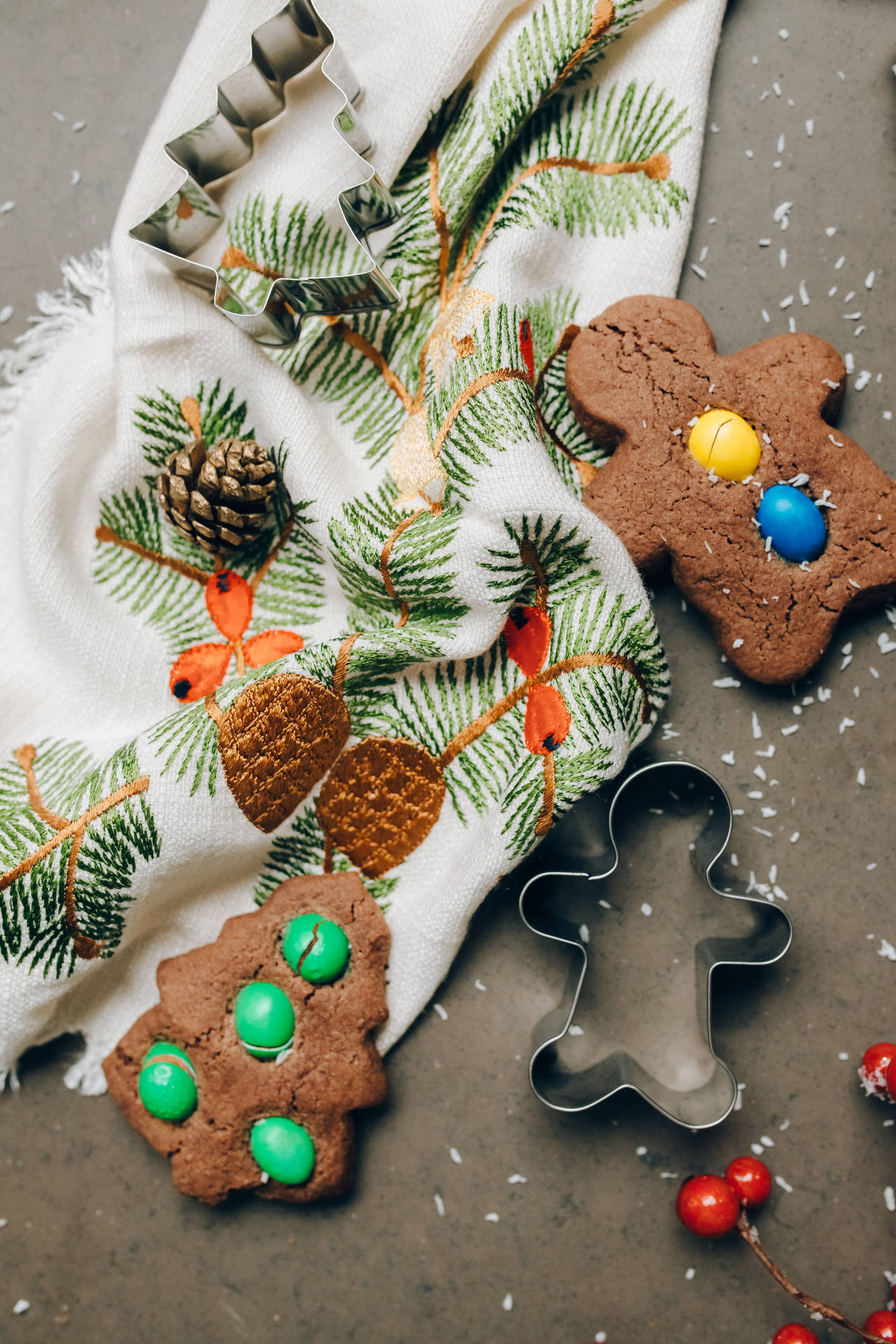 Christmas Cookies Cutter Wallpaper