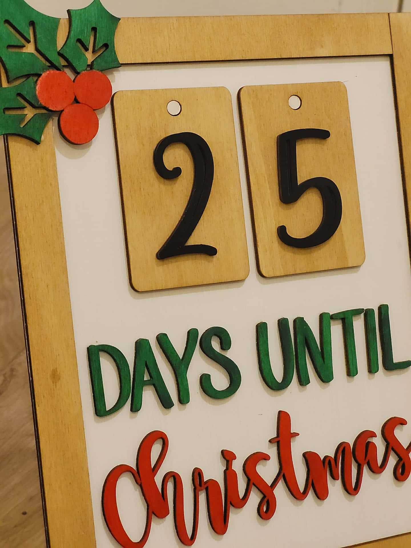 "Get Excited for Christmas with a Countdown" Wallpaper