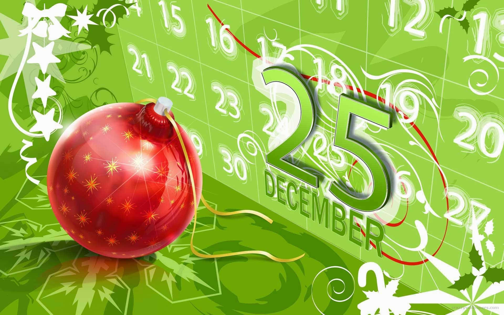 Machensie Sich Bereit Für Weihnachten Mit Dem Countdown! Wallpaper