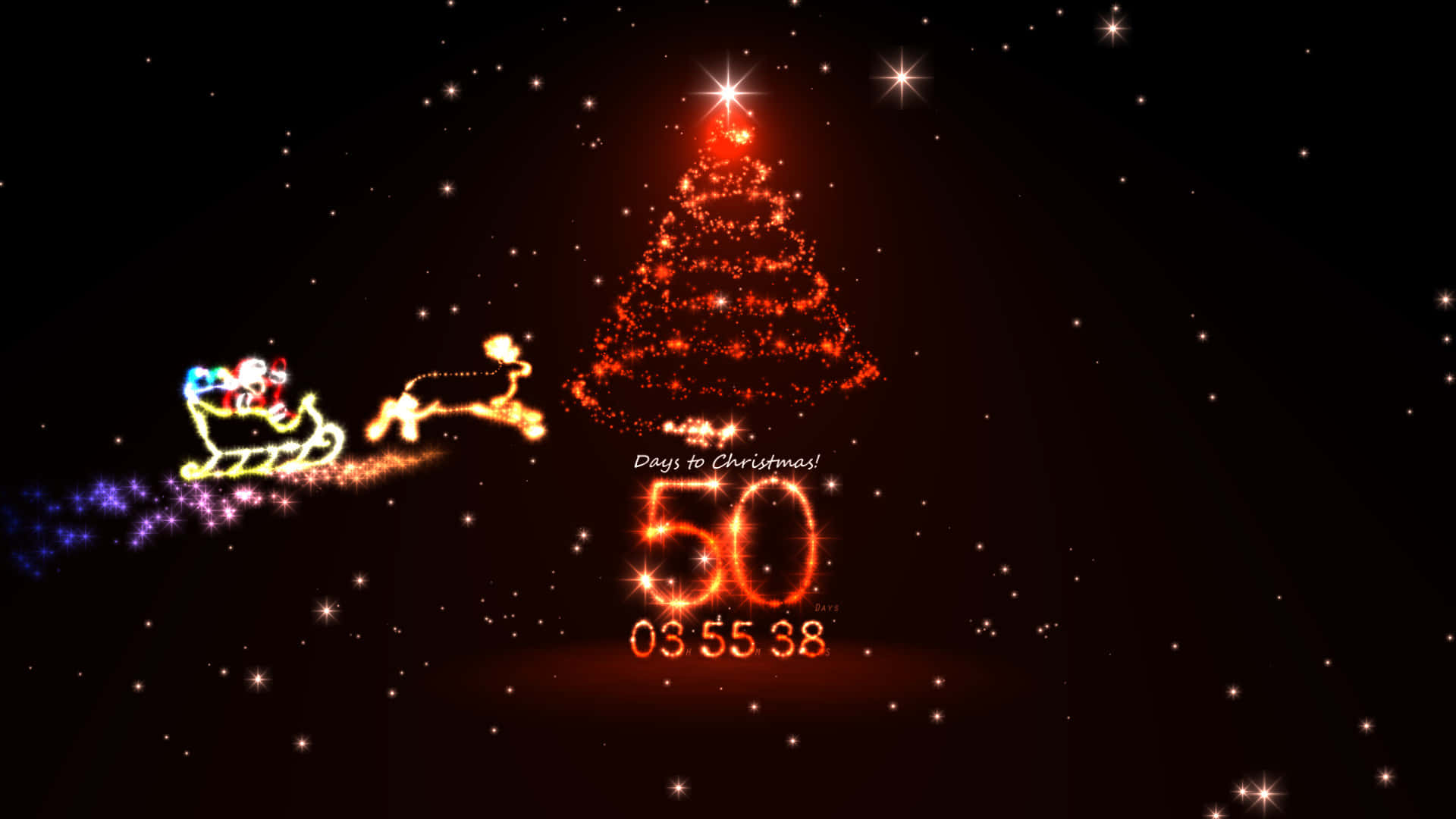 Ready for a snow filled Christmas? Just 9 days left till the magical day arrives! Wallpaper