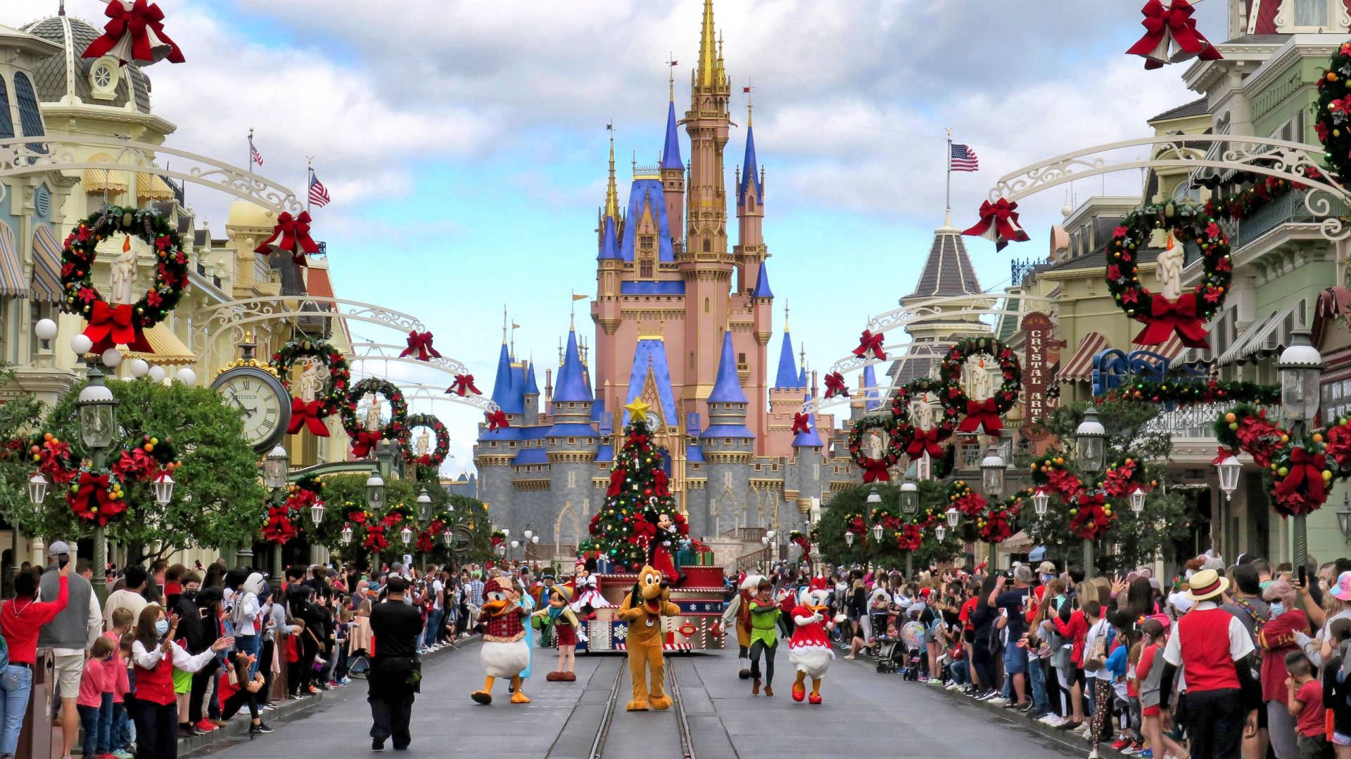 Christmas Day Walt Disney World Desktop