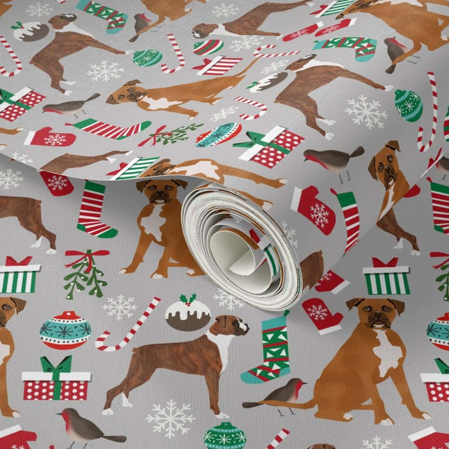 Christmas Dog Wallpaper