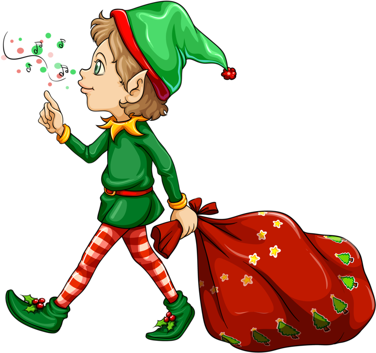 Christmas Elf Magic Melody PNG
