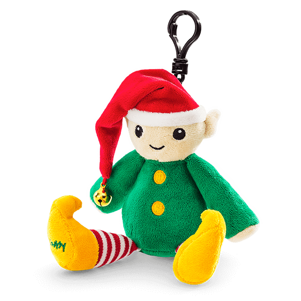 Christmas Elf Plush Keychain PNG