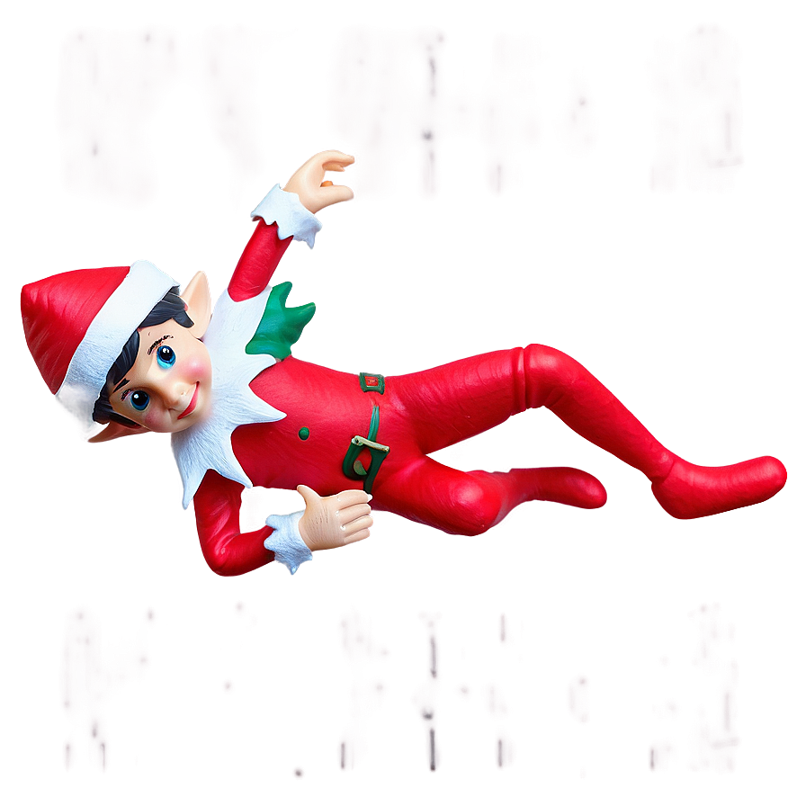 Download Christmas Elf Shelf Figure Png 05242024