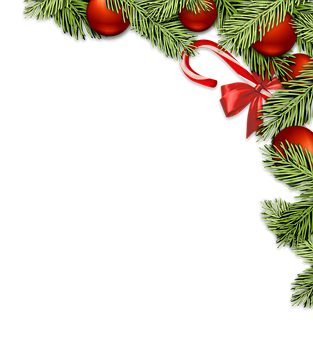 Christmas Festive Background Frame PNG