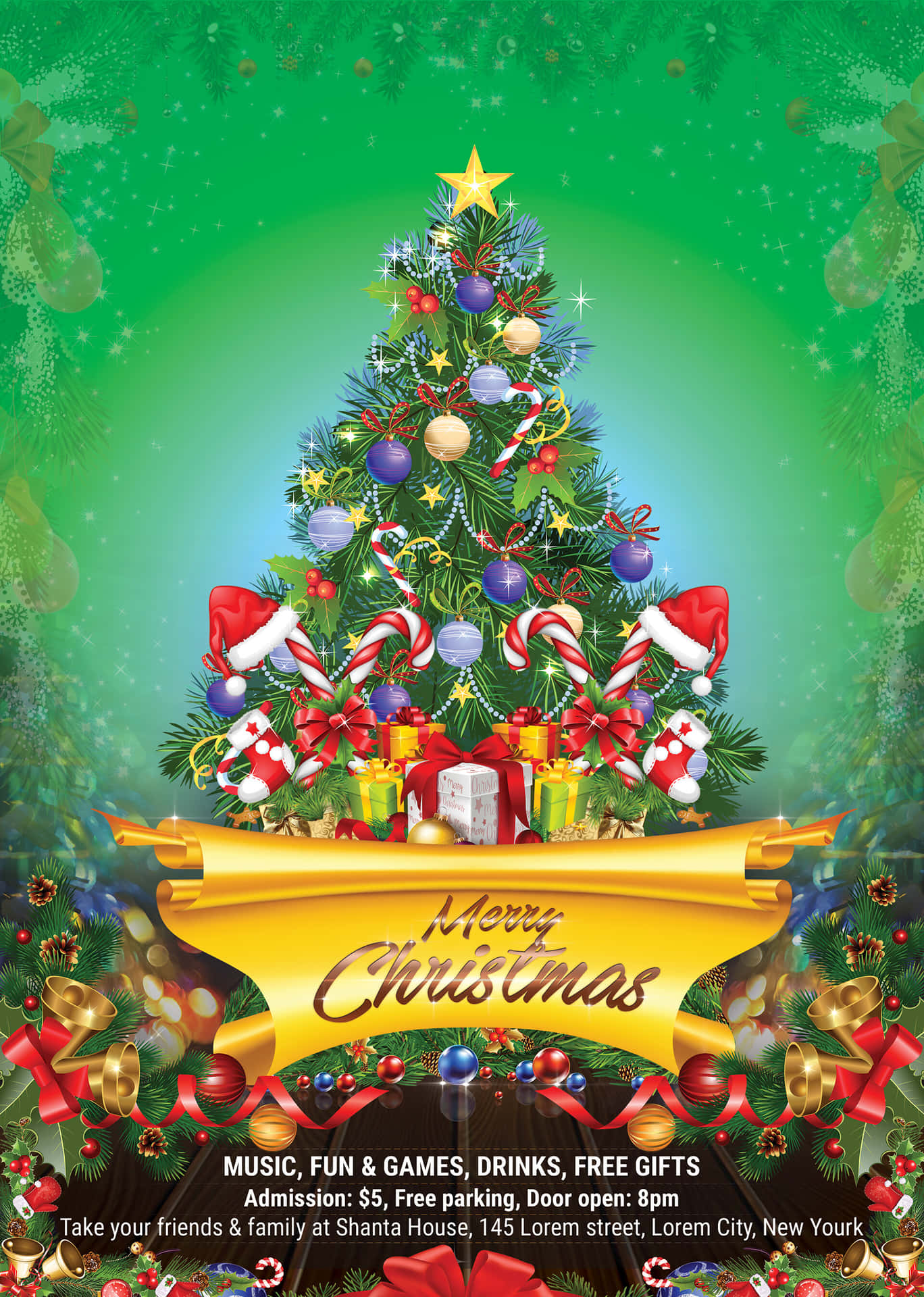Christmas Flyer Background
