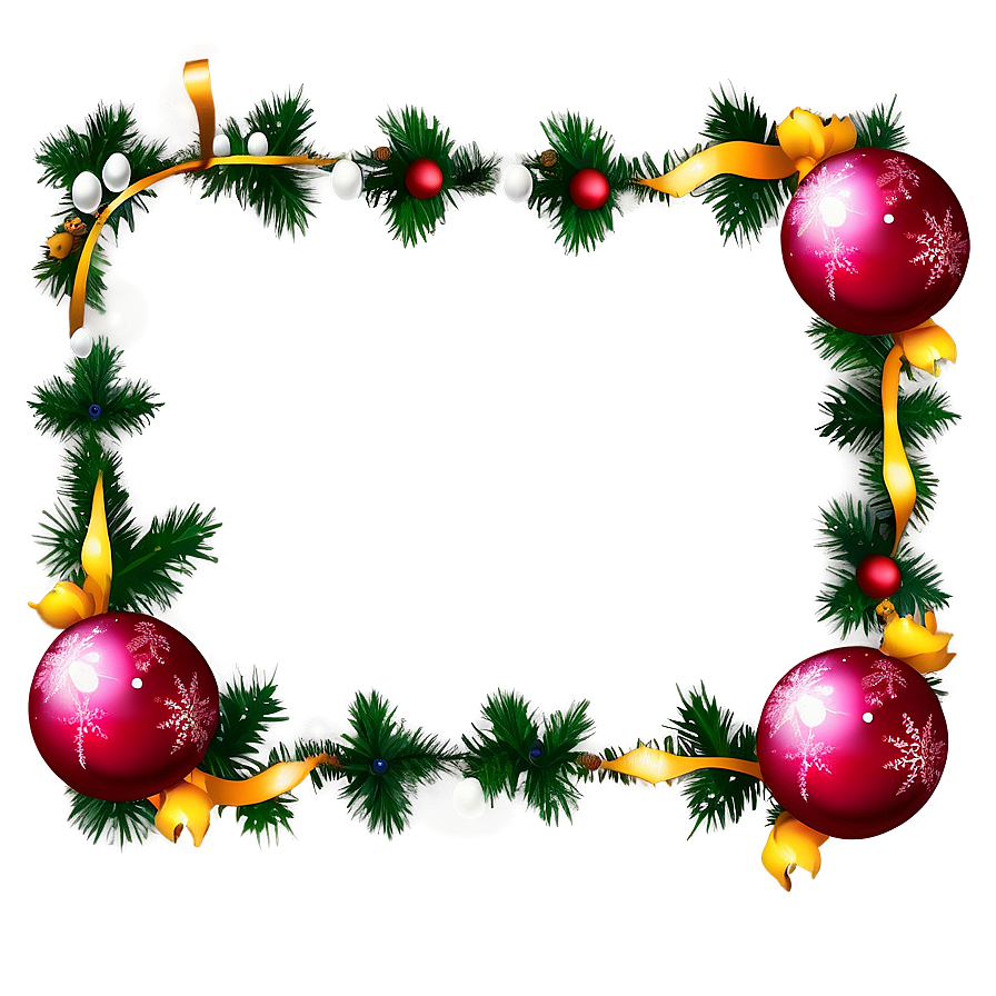 Christmas Frame Png 82 PNG