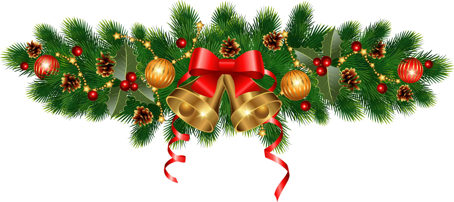 Christmas Garland Decoration.png PNG