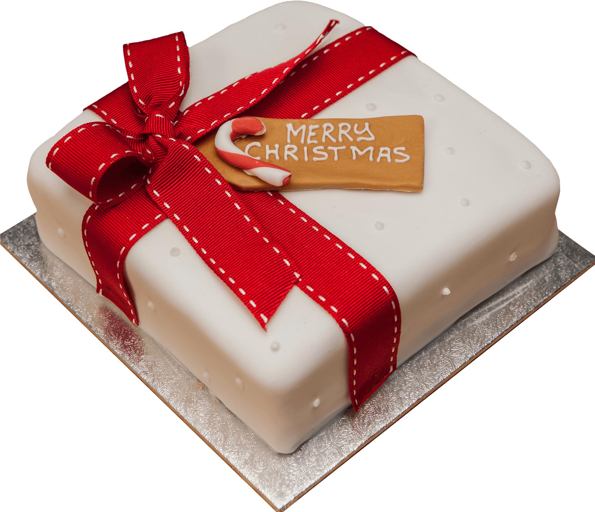 Christmas Gift Box Cake PNG