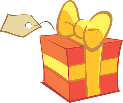 Christmas Gift Box Cartoon PNG