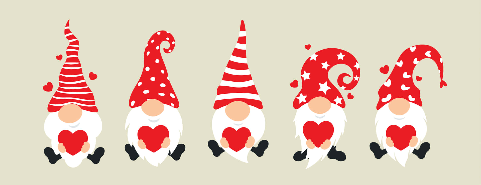 Valentine Gnome Vector Images over 960