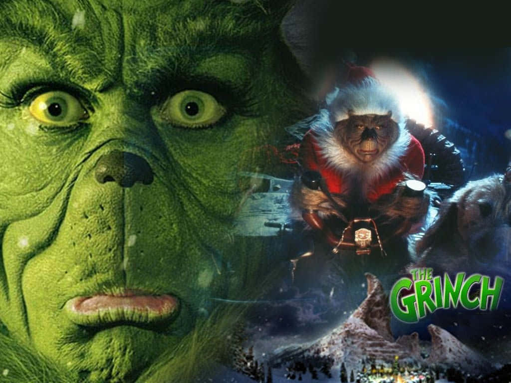 Den Grinch har sit hjerte på ærmet i år til jul Wallpaper