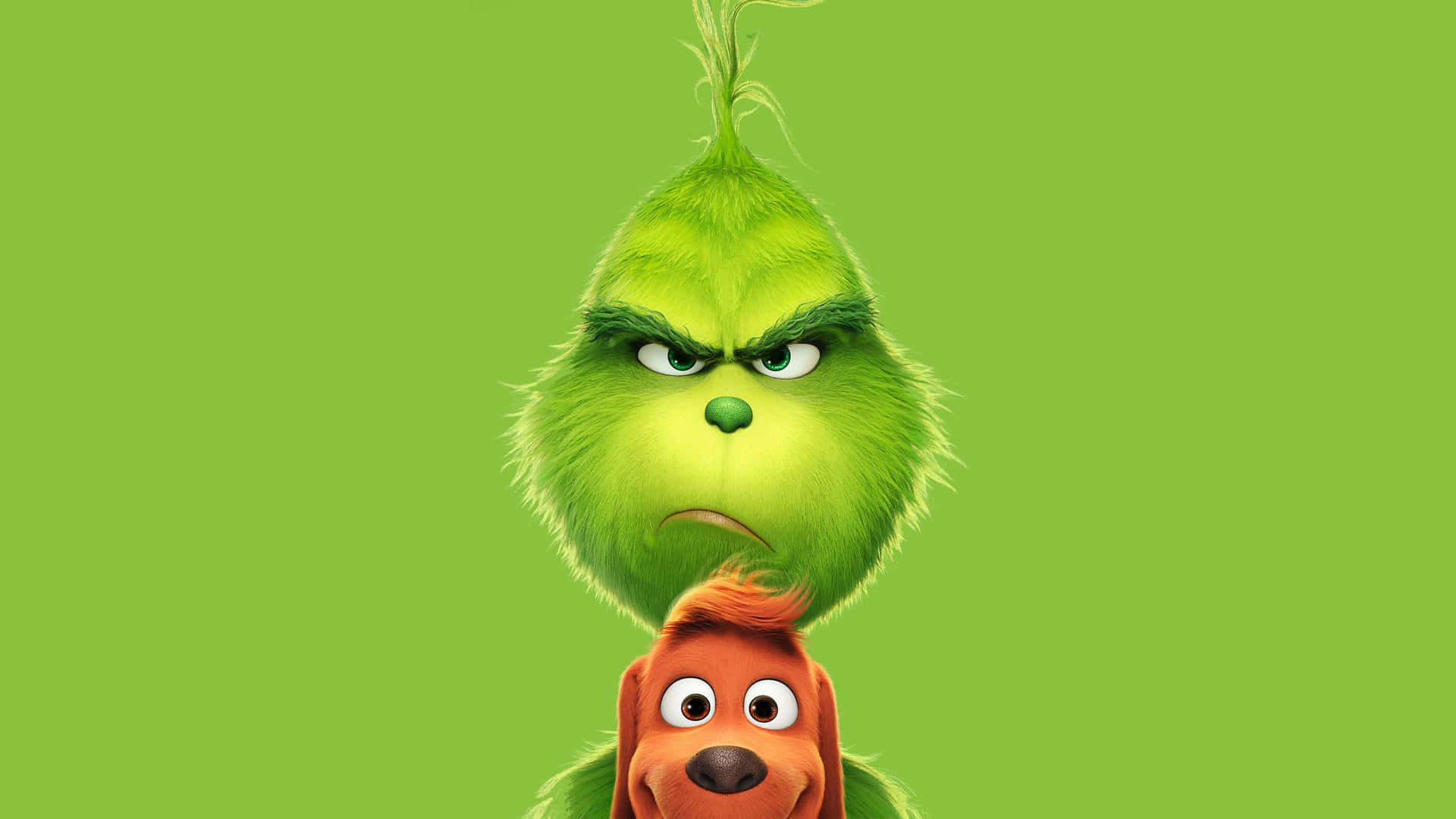 The Grinch is ready to spread some Christmas cheer! Wallpaper