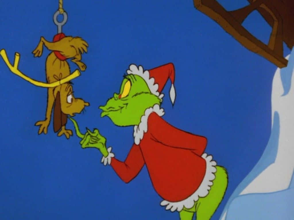 Christmas Grinch Joking Picture