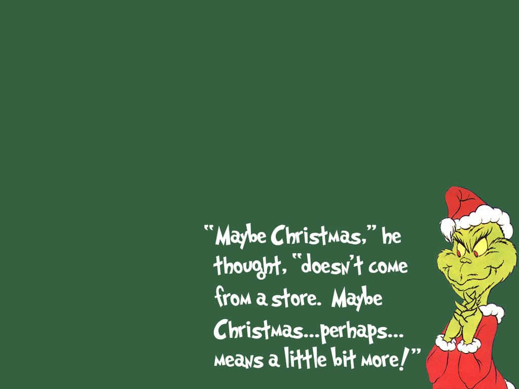 Christmas Grinch Quote Picture