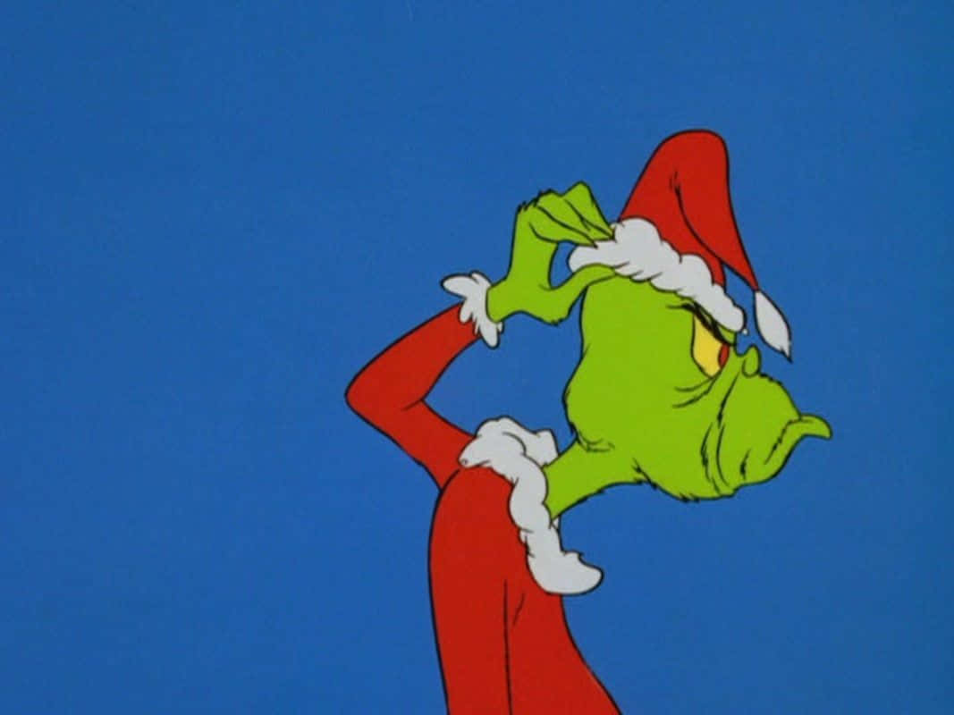 Weihnachtsbildvom Mürrischen Grinch