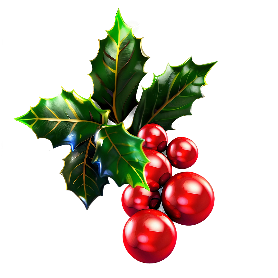 Download Christmas Holly Png Pmt19 | Wallpapers.com