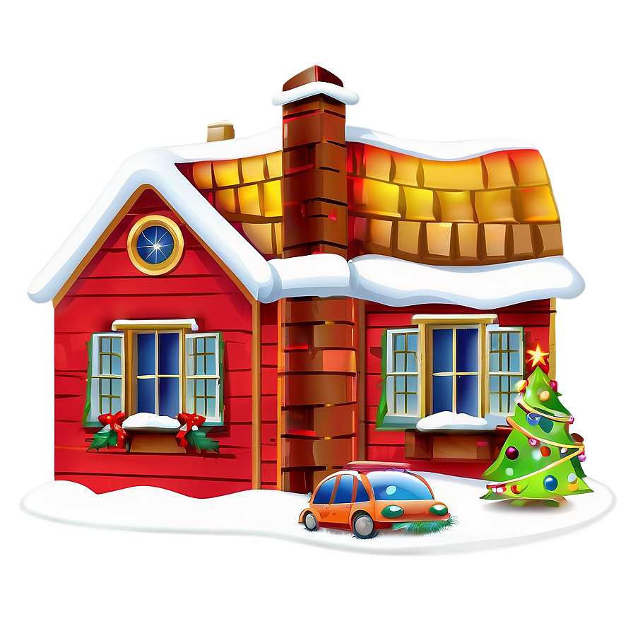 Download Christmas House Clipart Png 68 | Wallpapers.com