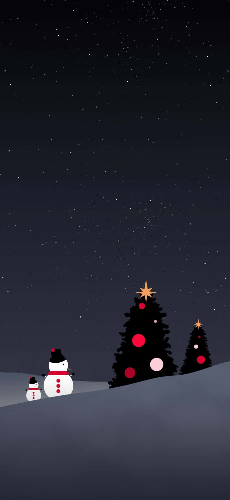 Trædind I Højtiden Med Denne Jule-iphone-skærm Baggrund.