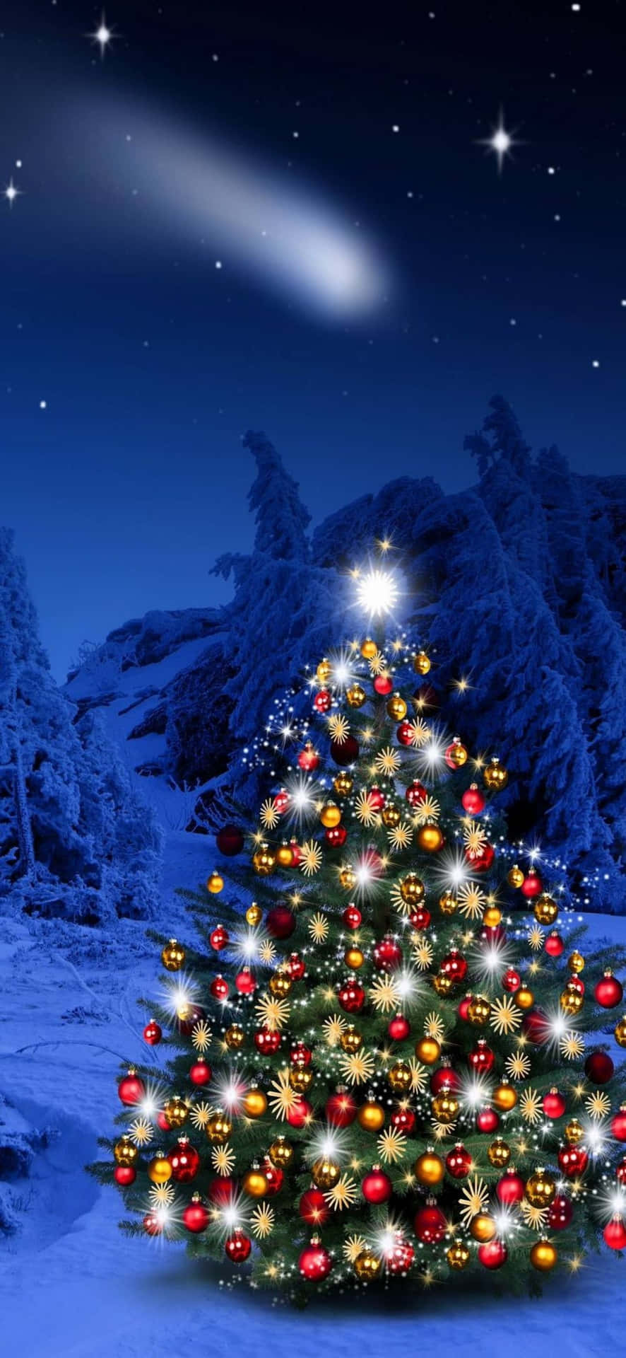 Weihnachtsbaumhintergrundbilder - Hintergrundbilder Für Android