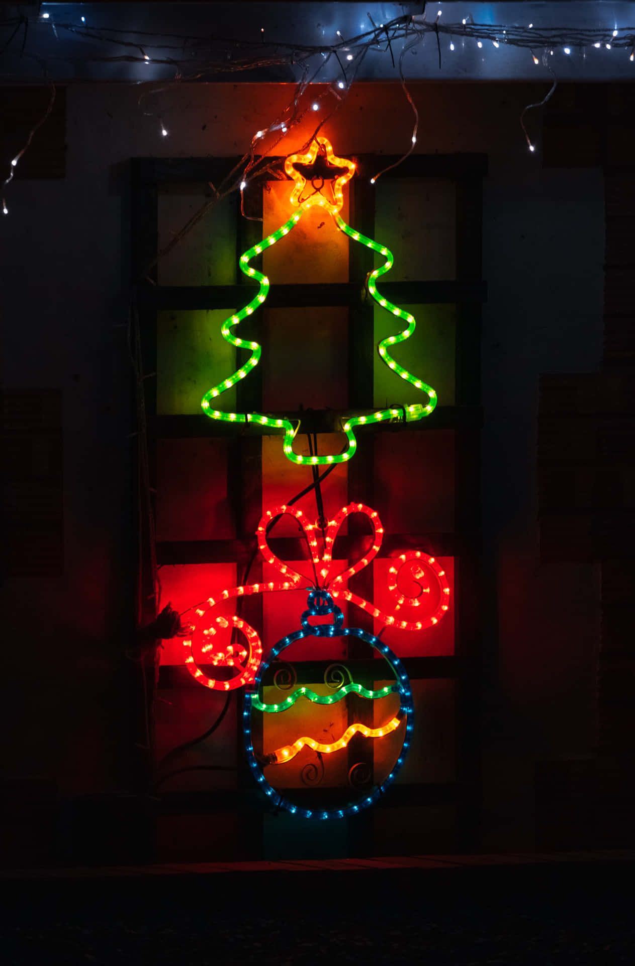 Christmas Light Background 2637 X 4009