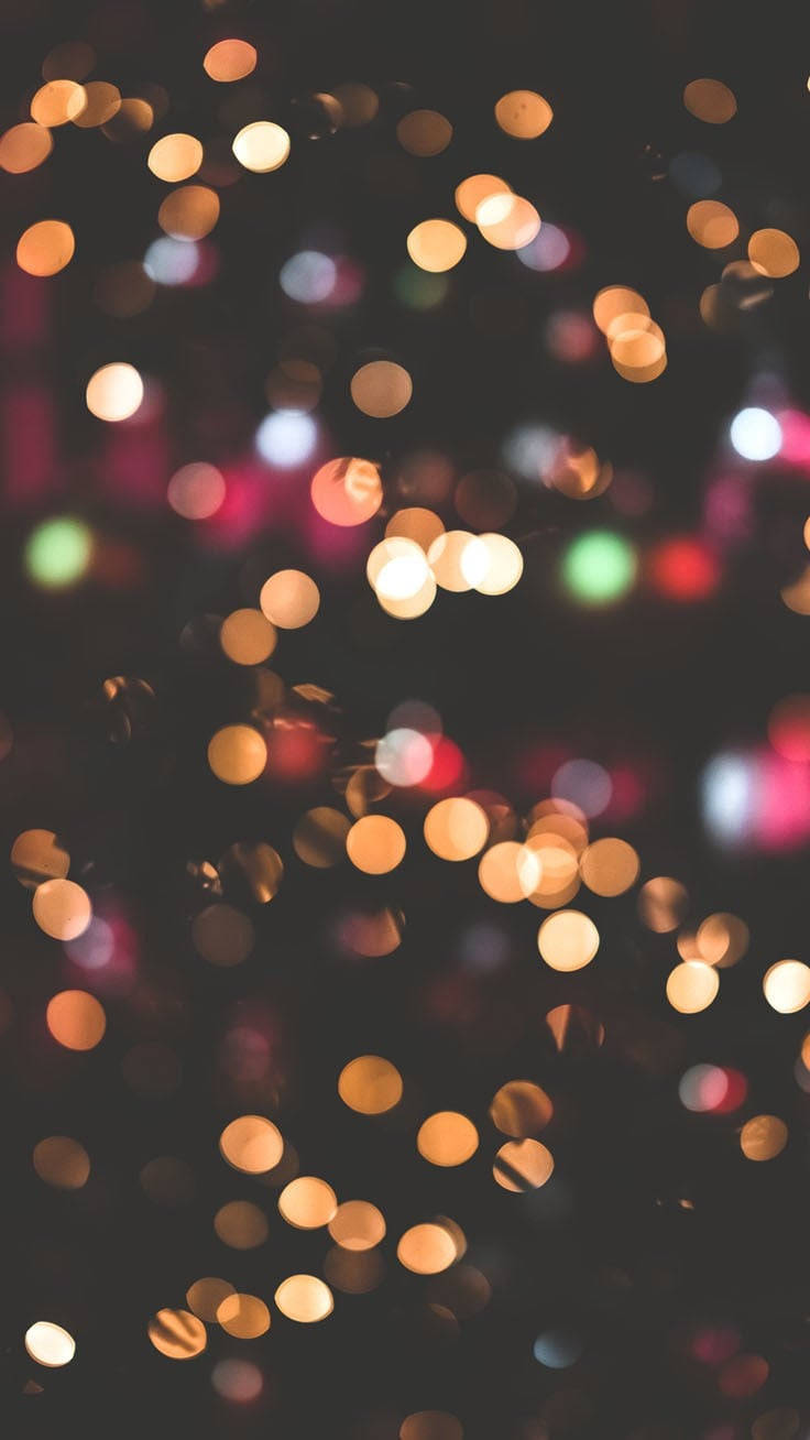 Illuminala Stagione Con Luci Di Natale Vibranti E Calde, Creando Un'atmosfera Festosa. Sfondo