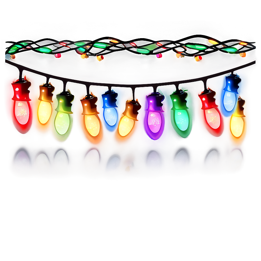 Christmas Lights Clipart Png 05032024 PNG