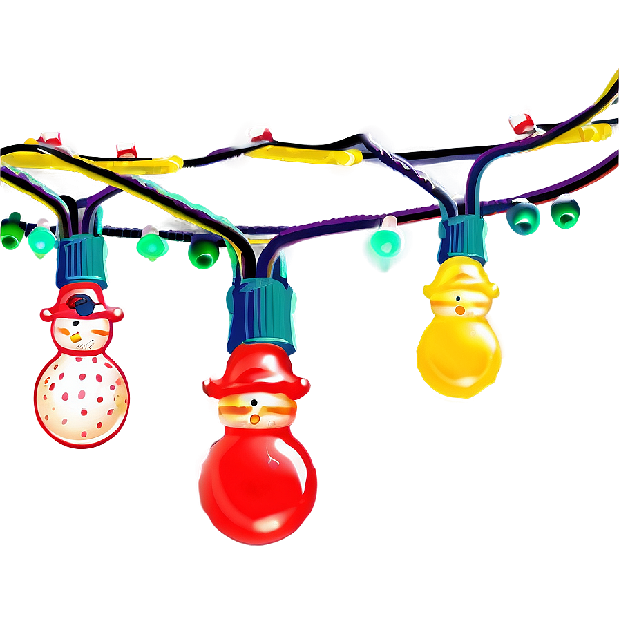 Christmas Lights String Png 05032024 PNG
