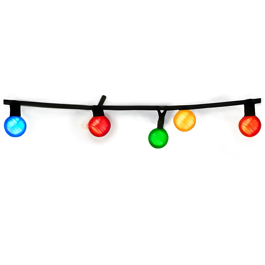 Christmas Lights String Png Dos PNG