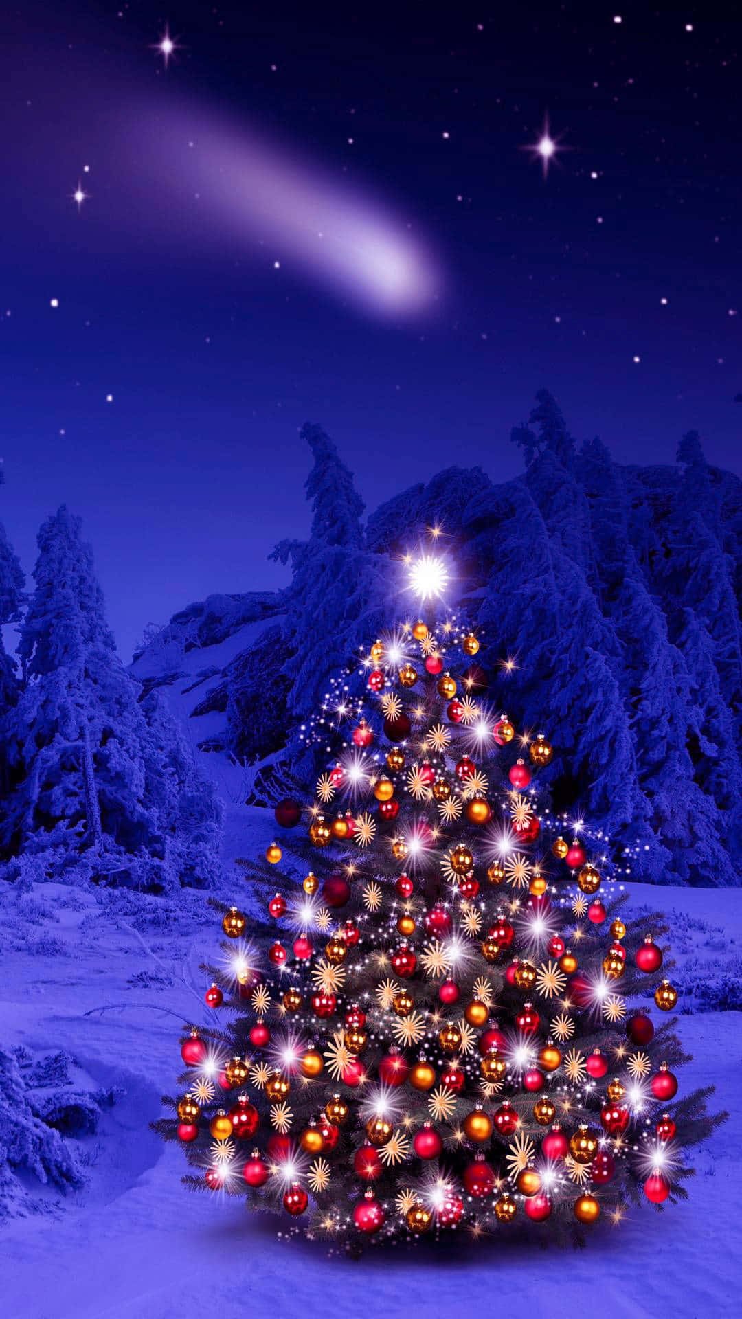 Download Deck the Halls with Adorable Lights Wallpaper | Wallpapers.com