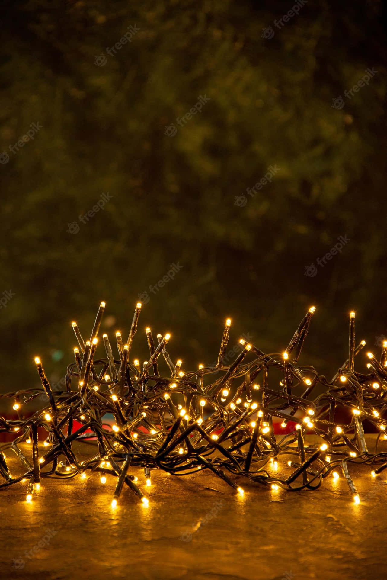 Preparate Para As Festas Com Bonitas Luzes De Natal. Papel de Parede