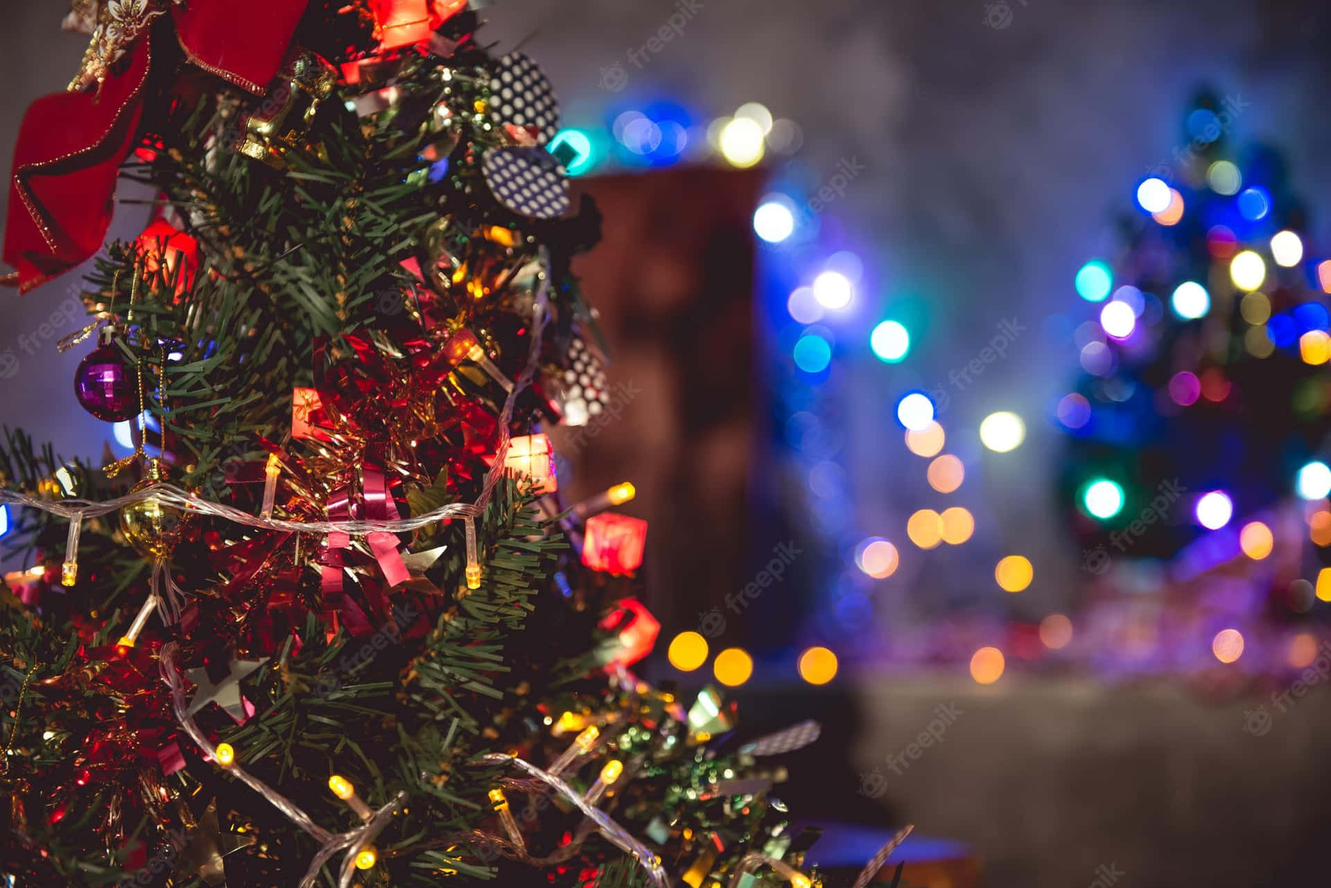 ¡ponteen Ambiente Navideño Con Estas Lindas Decoraciones De Luces De Navidad En Tumblr! Fondo de pantalla