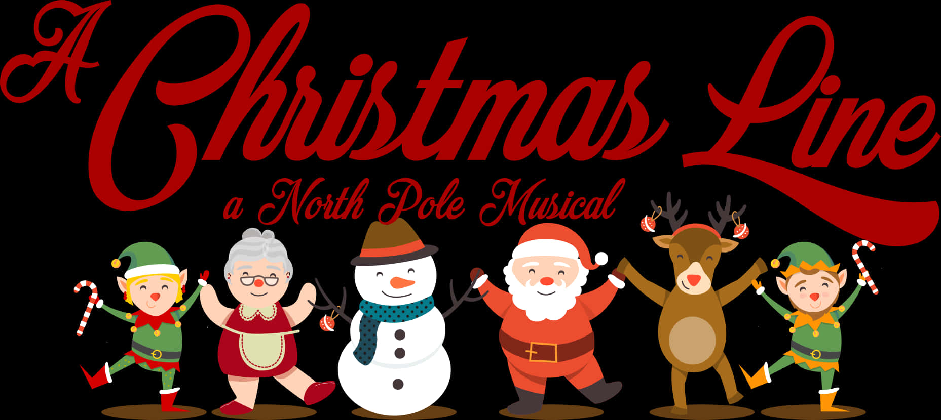 Christmas Line North Pole Musical PNG