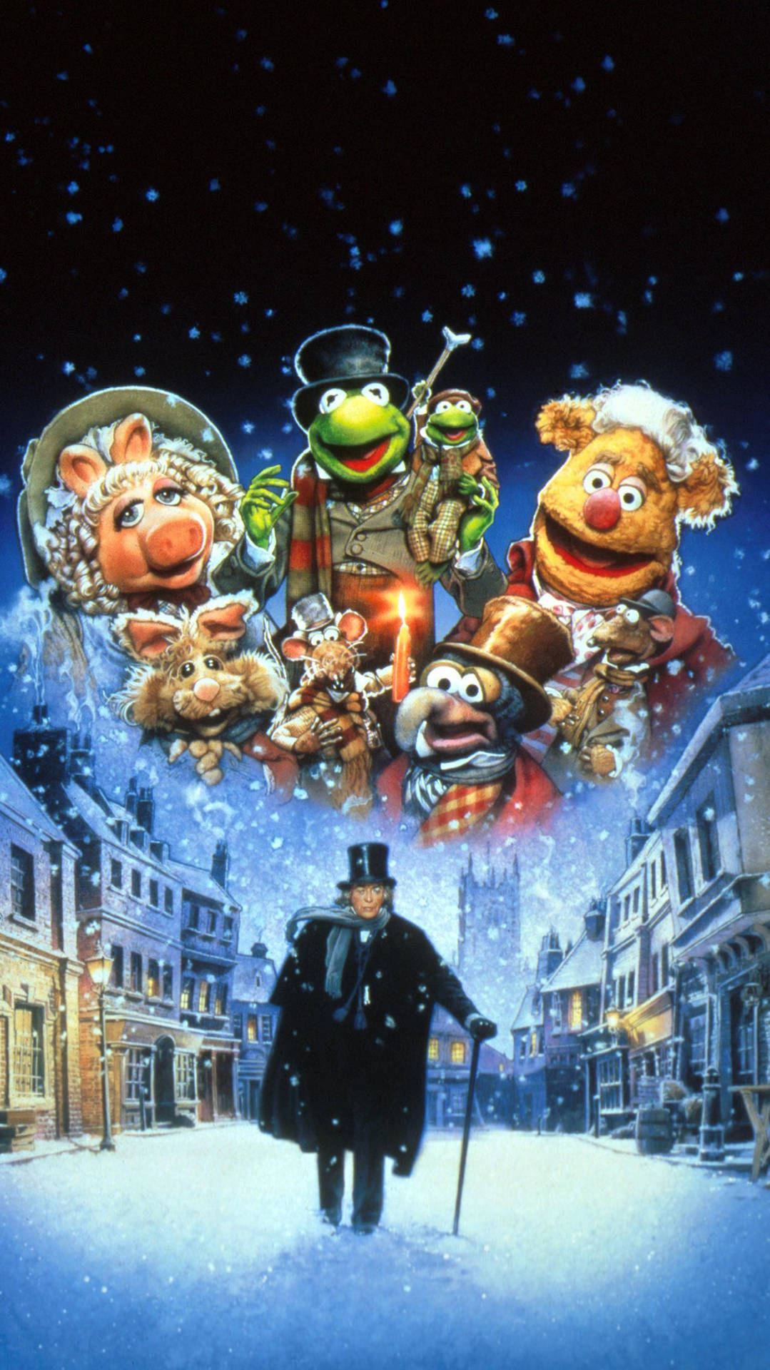 Elcartel De La Película De Navidad De Los Muppets Fondo de pantalla